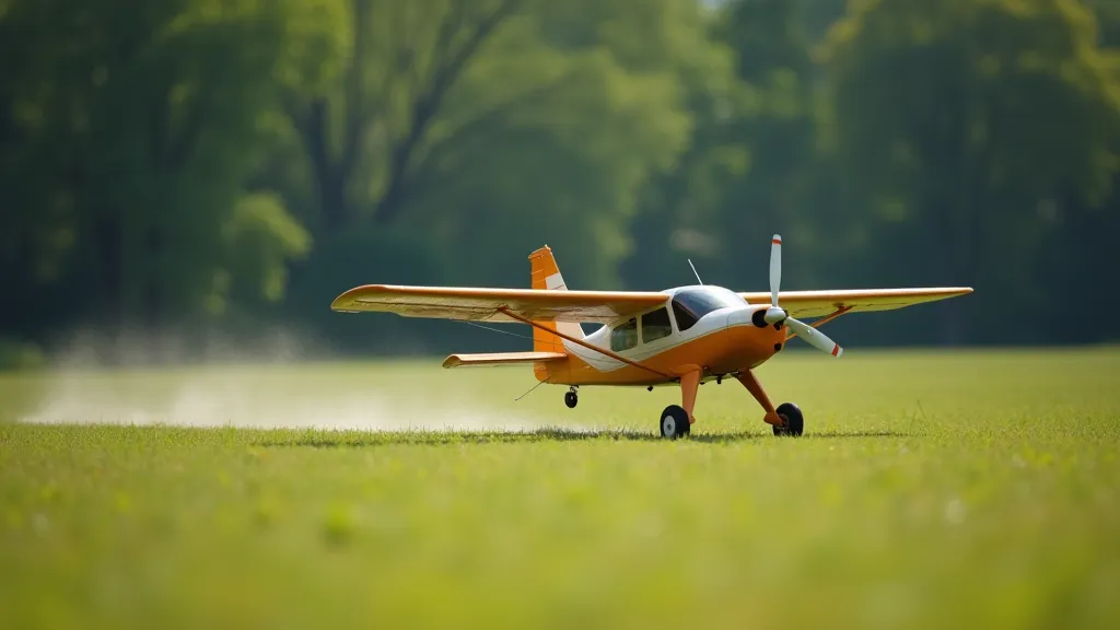 Electric powered RC airplane