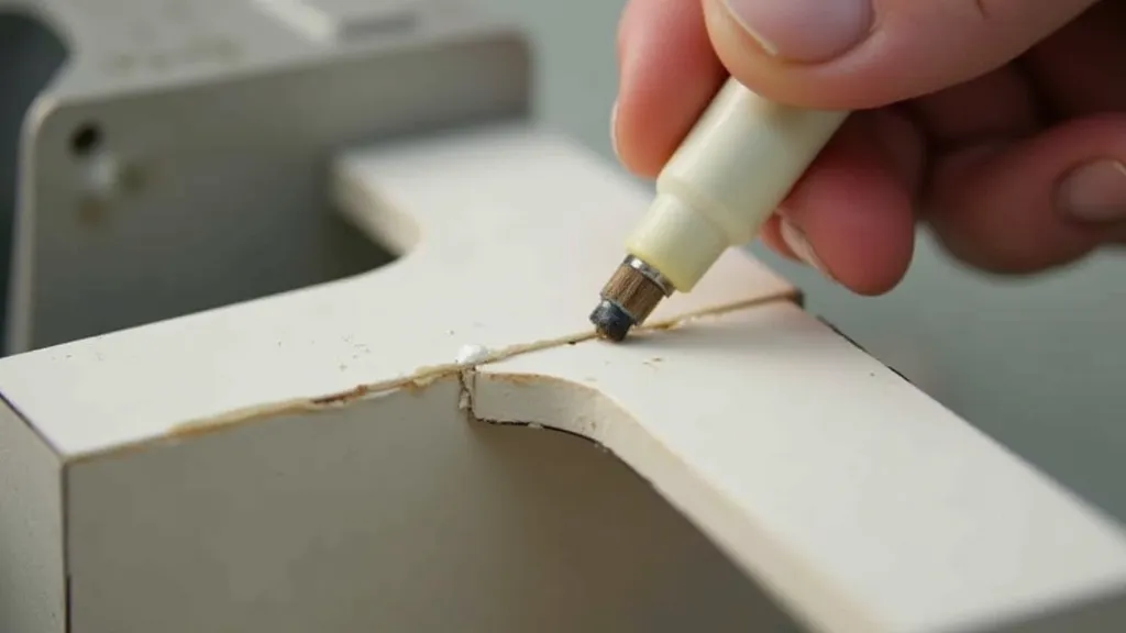 Applying fillet to fuselage joint