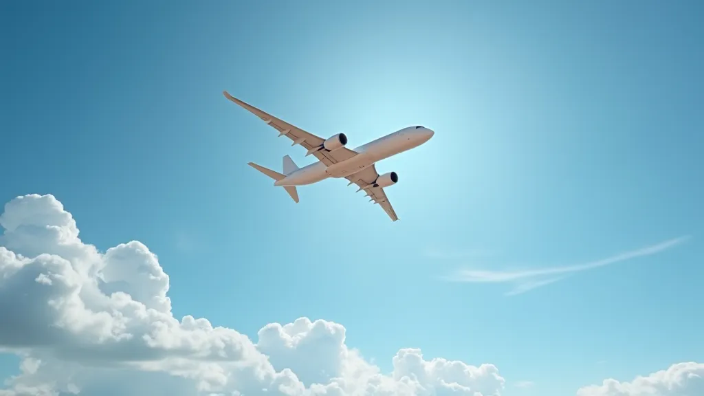 RC airplane in flight