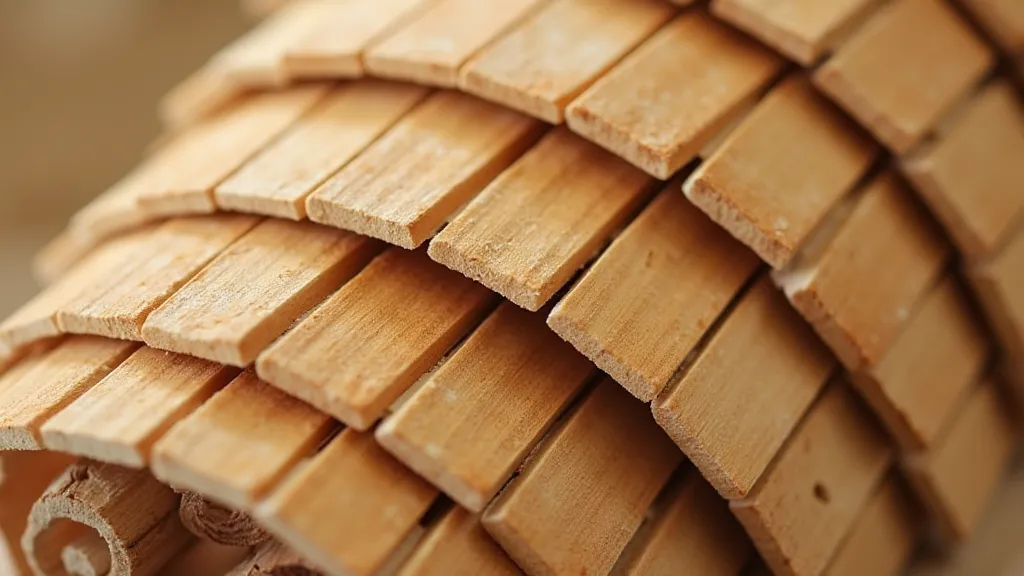 Stacked wooden ribs for wing construction