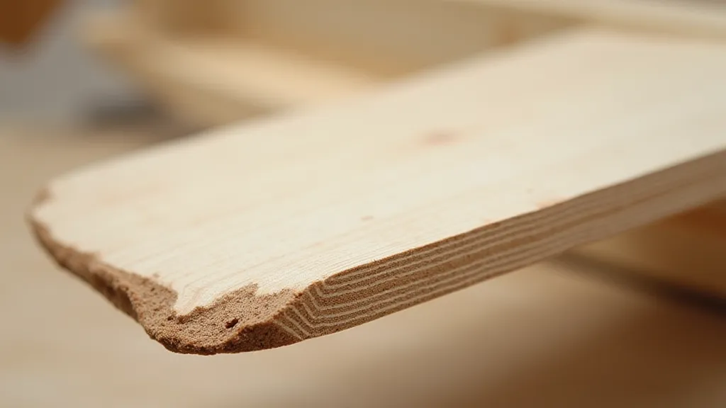 Warped balsa wing
